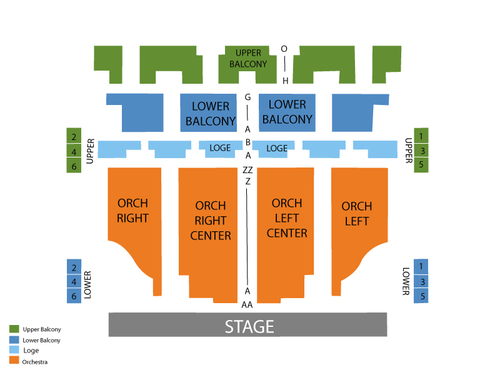 Tivoli Theatre (Chattanooga) Seating Chart