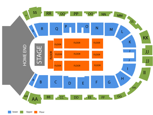 The Offspring Venue Map