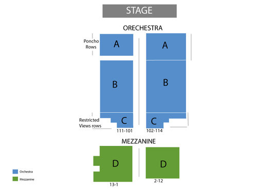 Astor Place Theatre Seating Chart