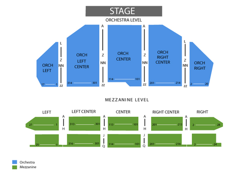 Mrs. Doubtfire Venue Map