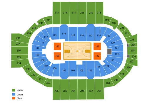 US Gymnastics Championships - Senior Women Session 2 Venue Map