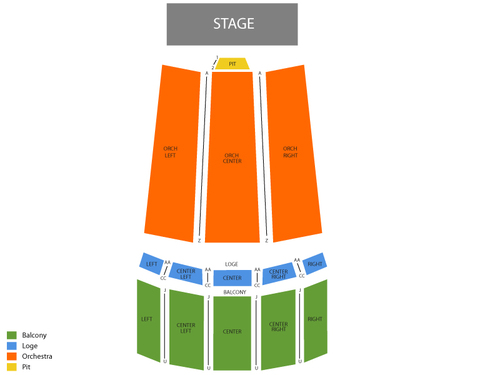 Once On This Island Venue Map