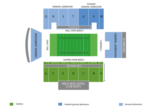 Scheumann Stadium Seating Chart