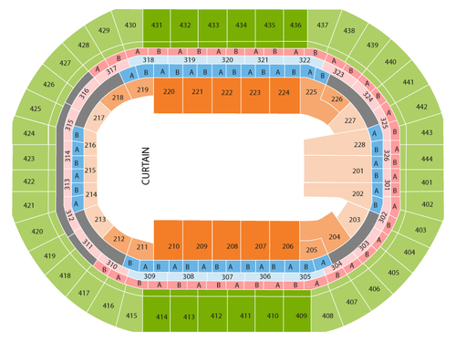 Ringling Brothers and Barnum and Bailey Circus Venue Map