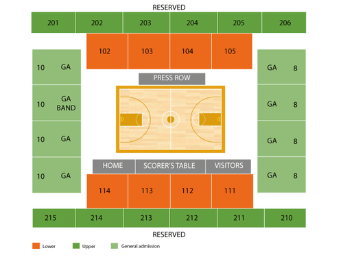 Rose Hill Gymnasium At Fordham University Seating Chart