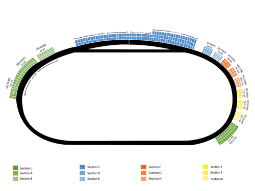 Michigan International Speedway Seating Chart