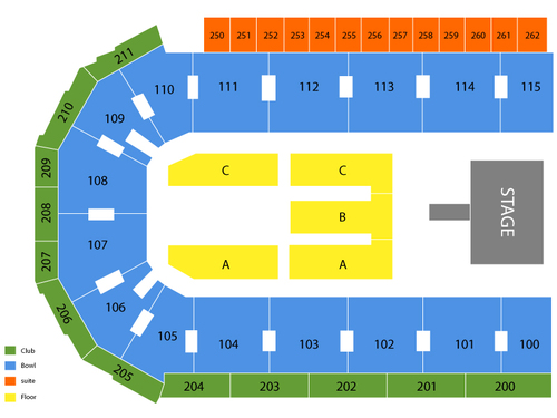 United Wireless Arena Seating Chart