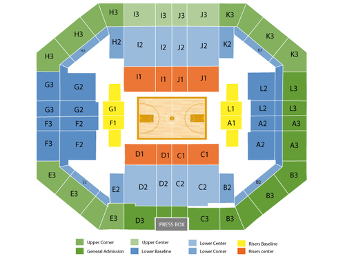 Stephen OConnell Center Seating Chart
