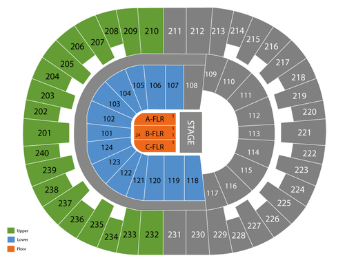 Lawrence Joel Veterans Memorial Coliseum Seating Chart