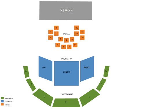 Allen Room - Lincoln Center Seating Chart