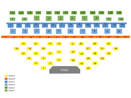 The Improv At Harrahs Venue Map