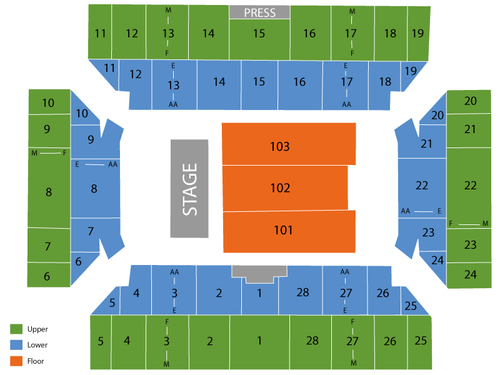Broome County Arena Seating Chart