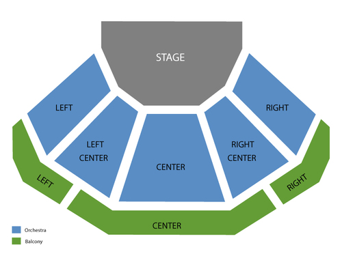 CityStage Seating Chart
