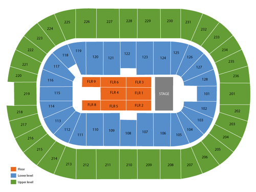 FirstOntario Centre Seating Chart