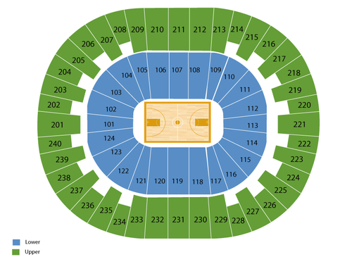 Joel Memorial Coliseum Seating Chart