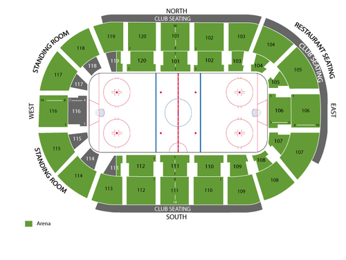 Newfoundland Growlers at Florida Everblades Venue Map