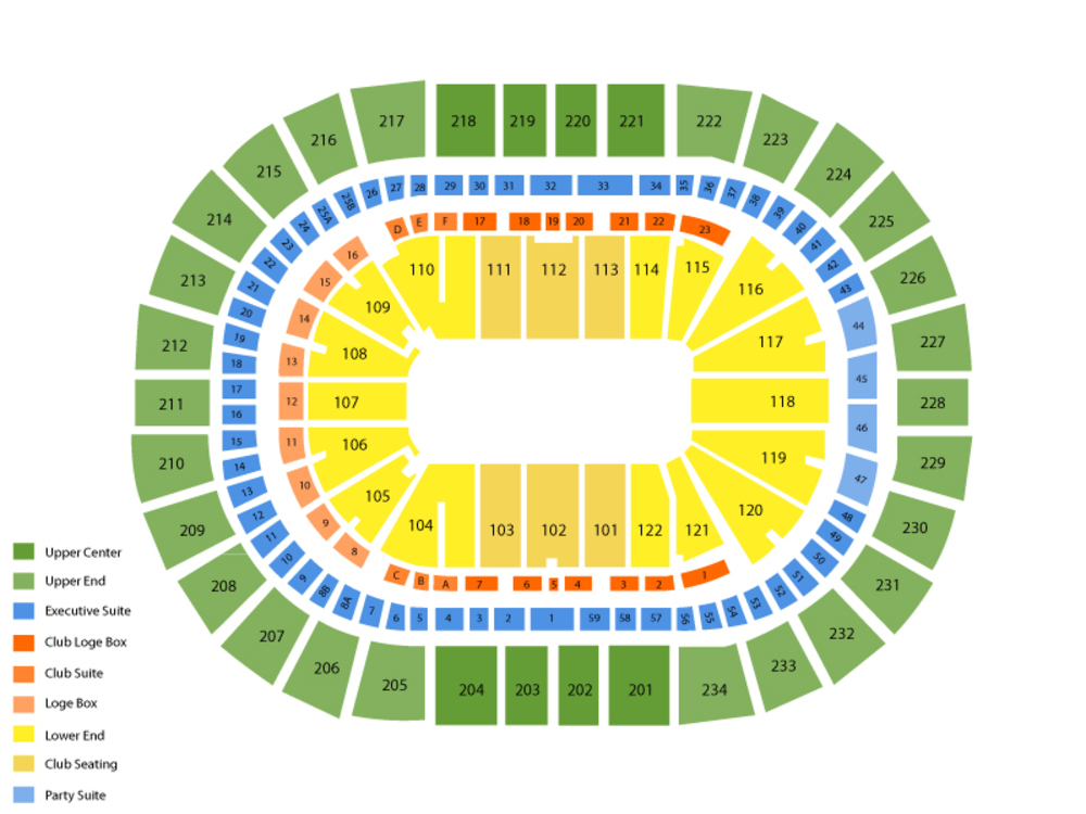 Seating Charts PPG Paints Arena
