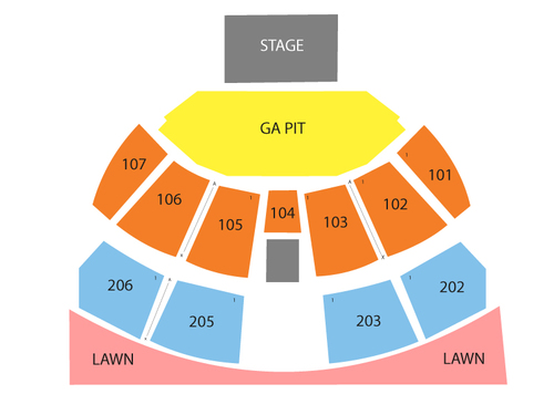 Rockstar Energy Mayhem Festival Venue Map