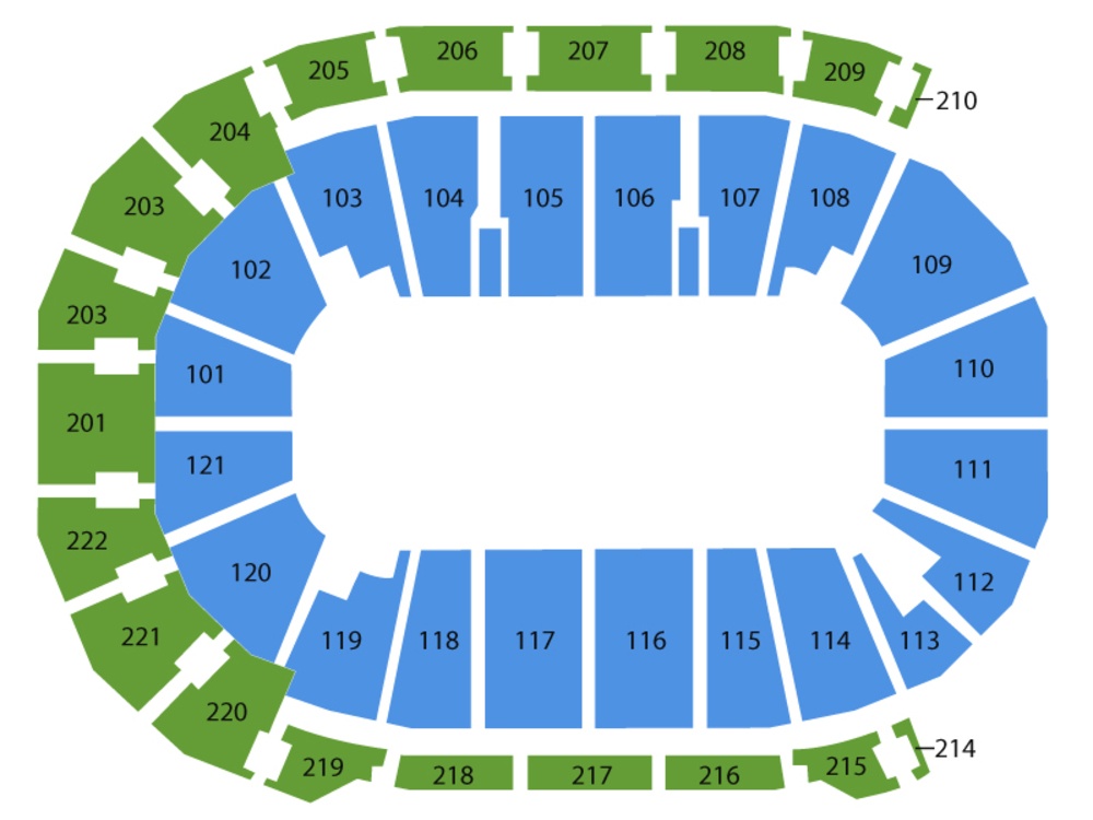 Monster Jam Venue Map