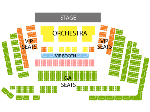 Versailles Theater - Riviera Hotel & Casino Seating Chart