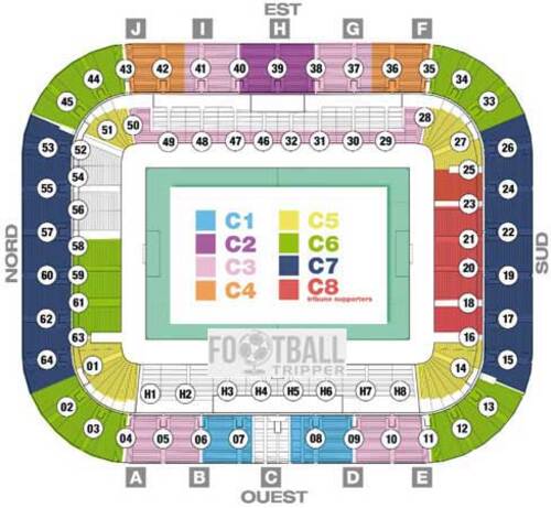 Matmut ATLANTIQUE Seating Chart