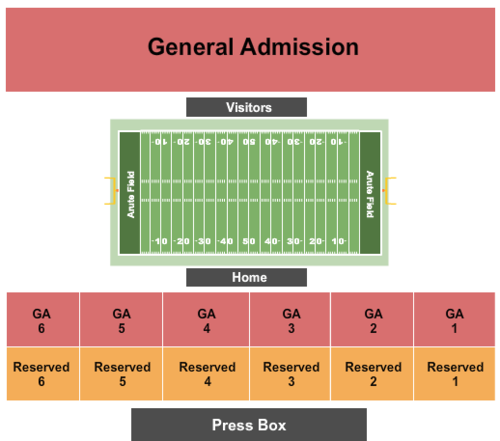 Arute Field Seating Chart