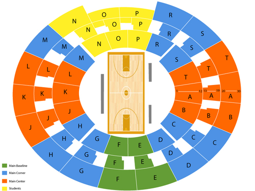 Tad Smith Coliseum Seating Chart