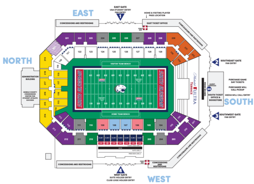 Hancock Whitney Stadium Seating Chart