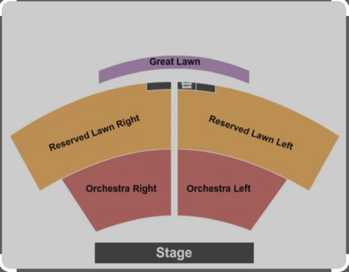Moonlight Musicals Amphitheatre Seating Chart