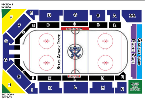 The Ice Box - NE Seating Chart