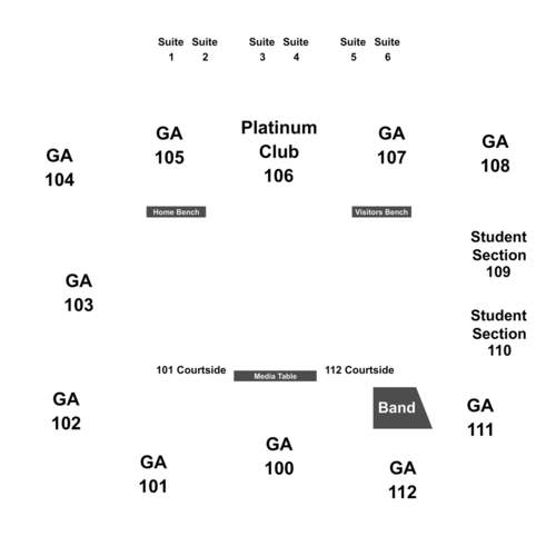 The Legacy Center At McNeese State University Seating Chart
