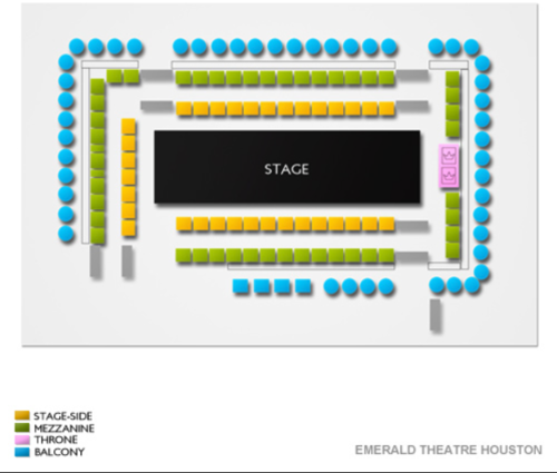 The Emerald Theatre Seating Chart