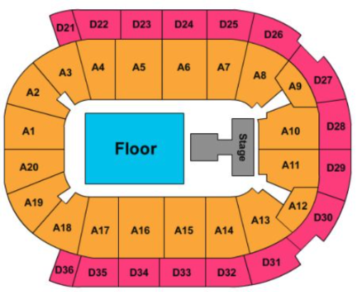 Malmö Arena Seating Chart