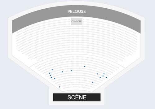 Amphitheatre Fernand-Lindsay Seating Chart