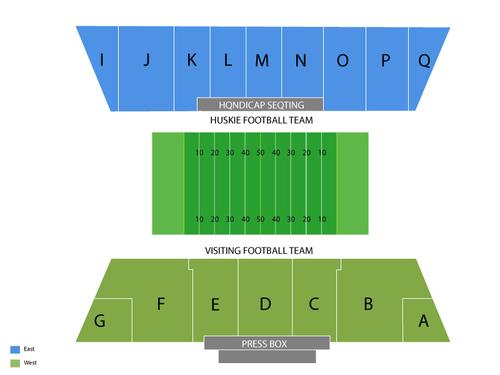 Huskie Stadium Seating Chart