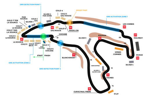 Circuit de Spa-francorchamps Seating Chart