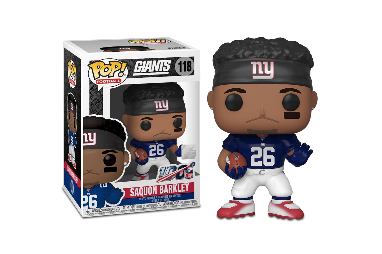 NY Giants NFL Funko POP Vinyl Figure Saquon Barkley 889698405928 eBay