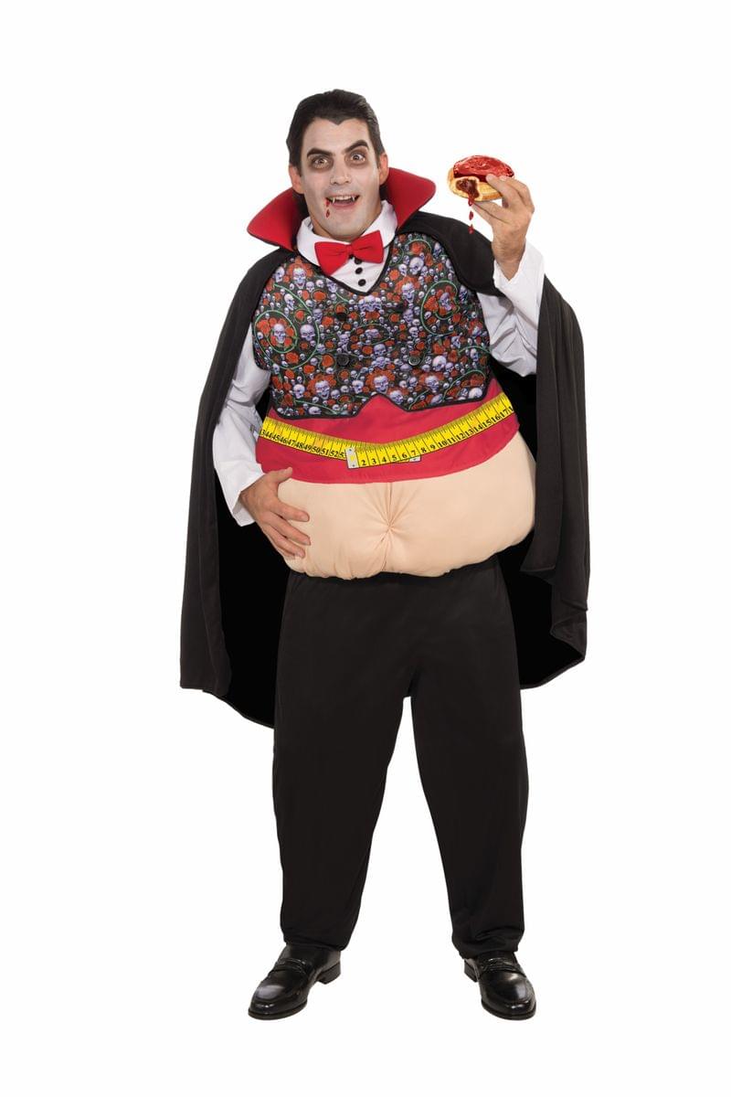 Count D Calories Fat  Dracula Costume  Adult One Size Fits 