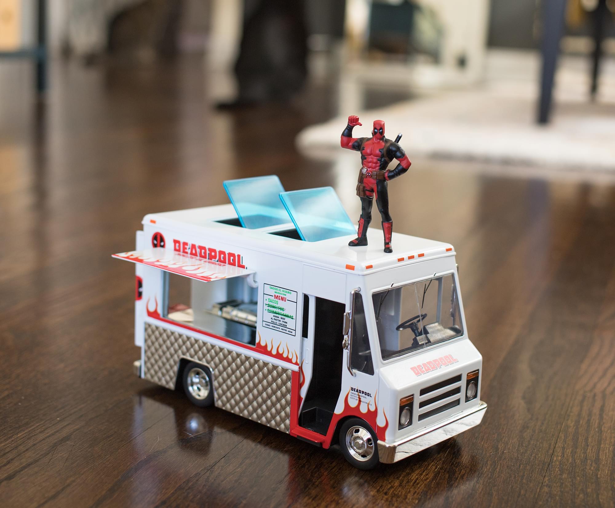 Deadpool Figure w/ 1:24 Scale Die Cast Taco Truck | eBay