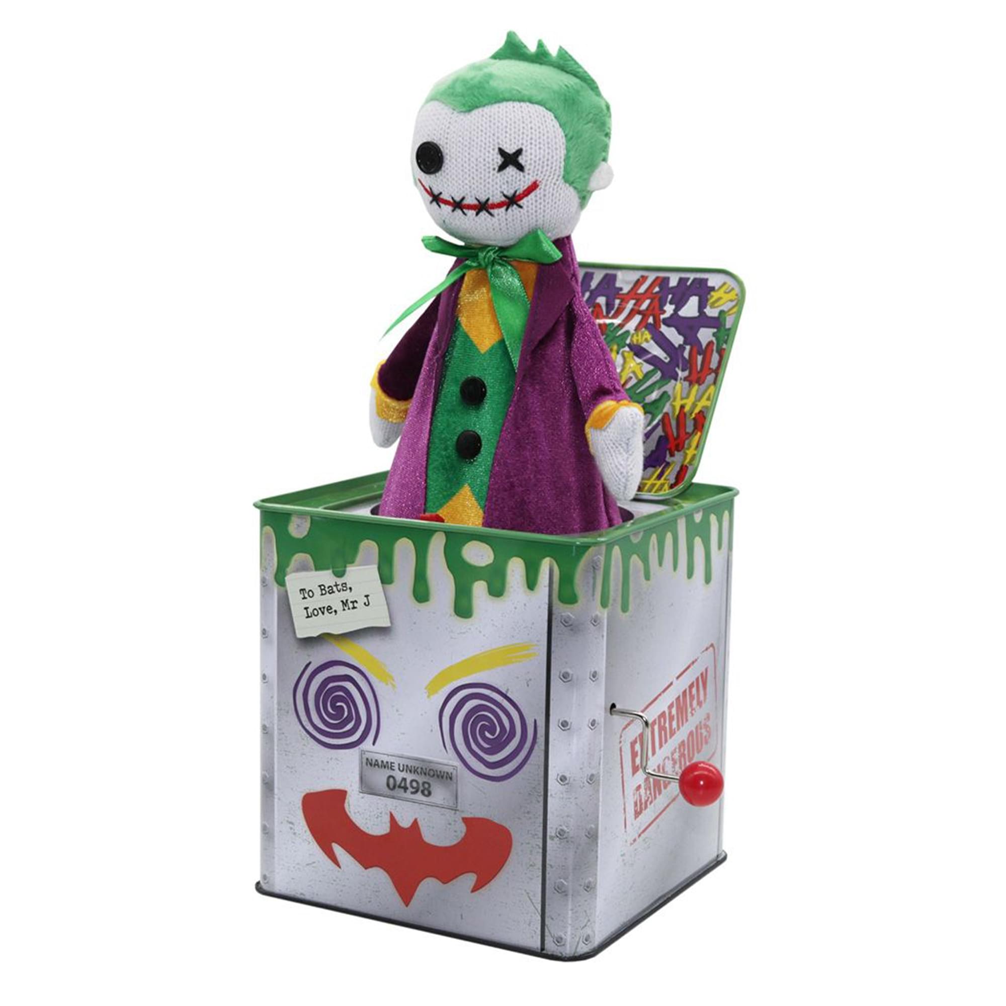 JOKER D ボックスセット DC Comics The Joker Jack-in-the-Box With Stickers | eBay