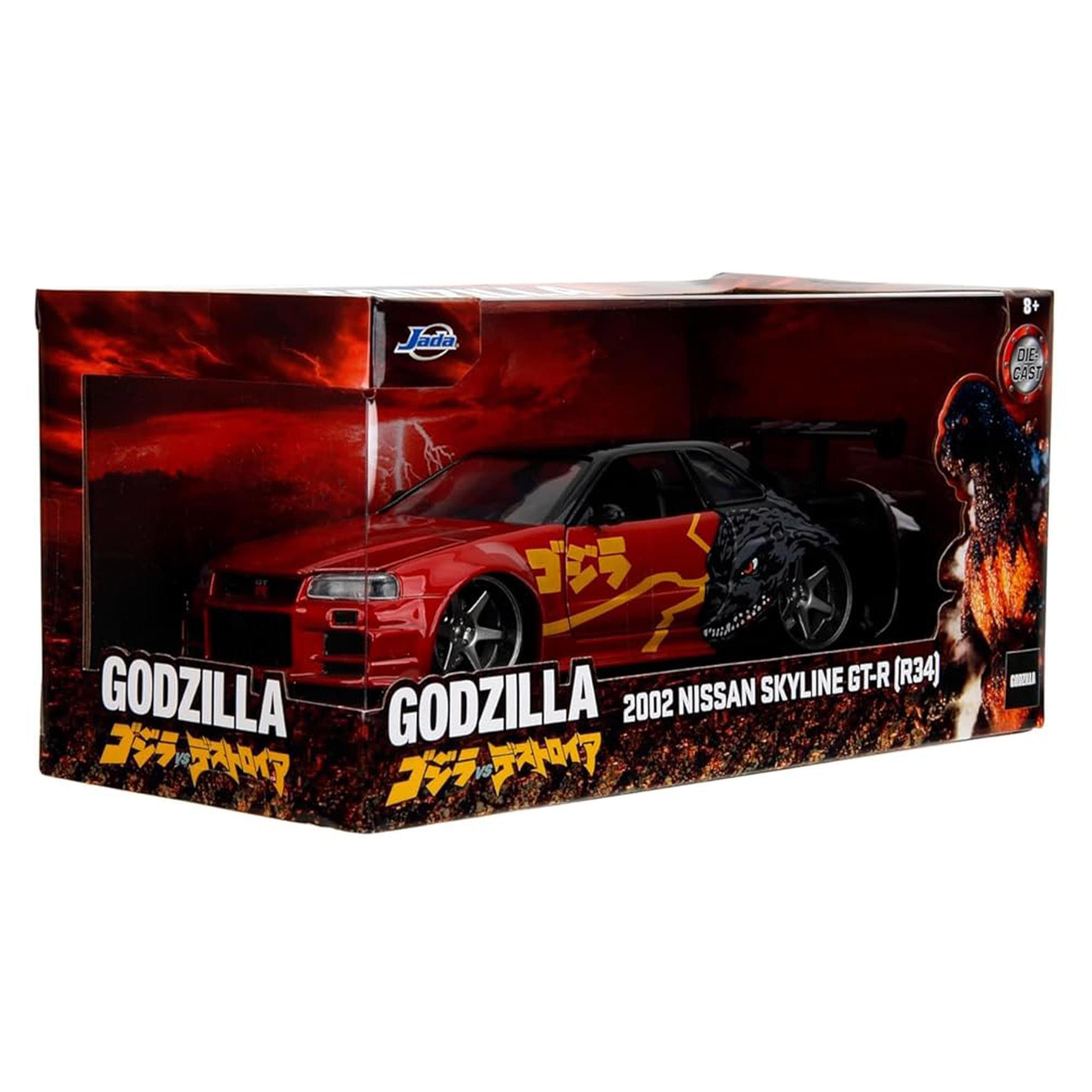 Voiture Miniature JADA 1/24 Nissan GTR Godzilla Bi-color Hollywood Rides - Réf. Jada35133 - Neuf