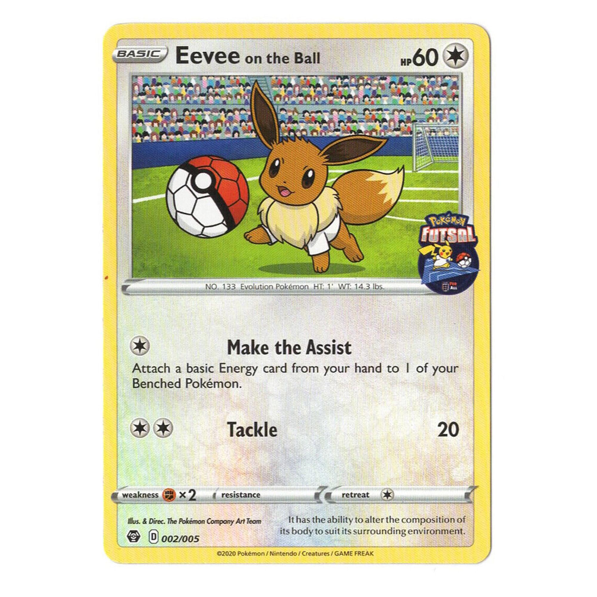 ポケモンカード Eevee on the Ball プロモイーブイオンザボール Pokemon Futsal 2020 Promo Trading Card | Eevee on the Ball | eBay