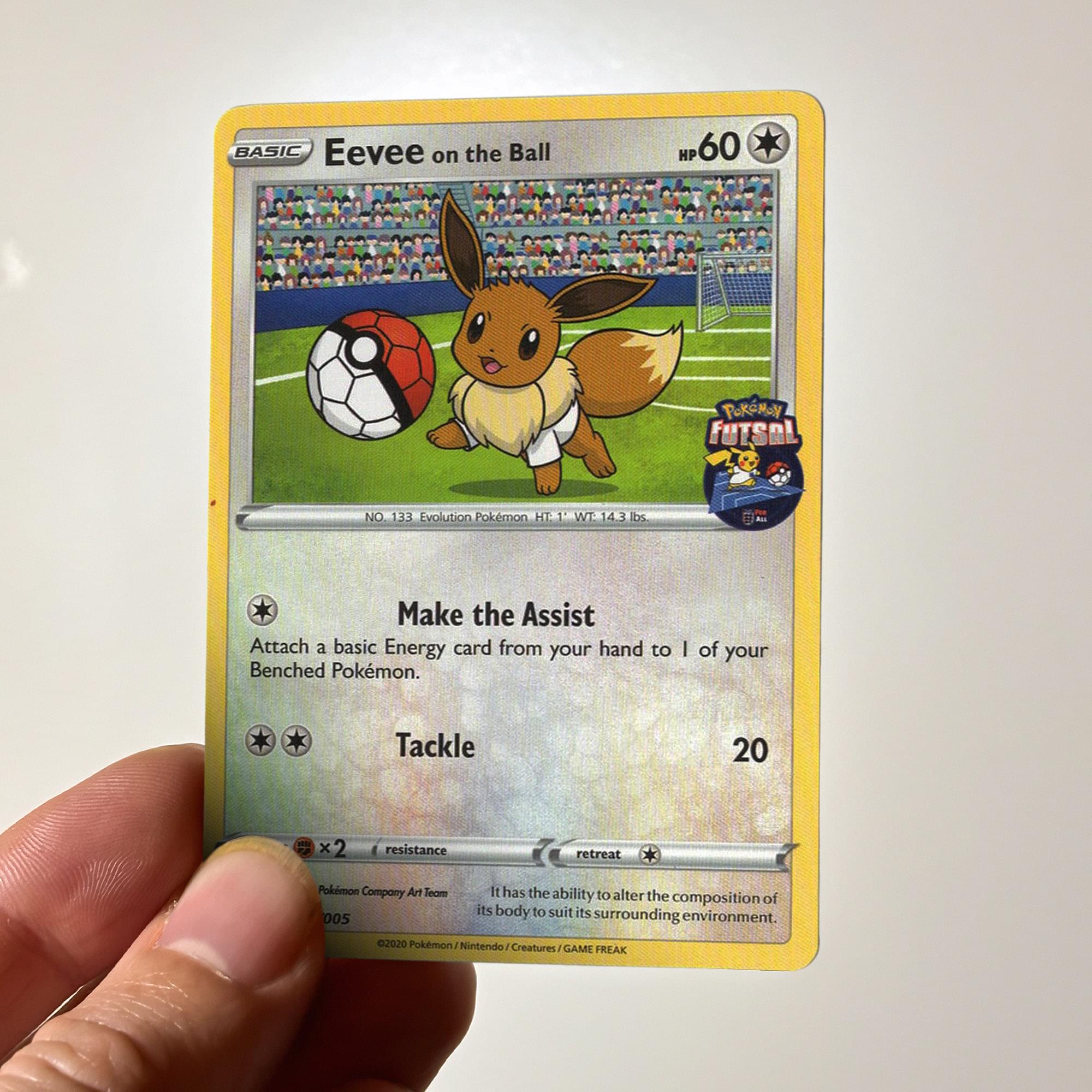イギリス限定】フットサルコラボプロモ イーブイ未開封品 ポケモン