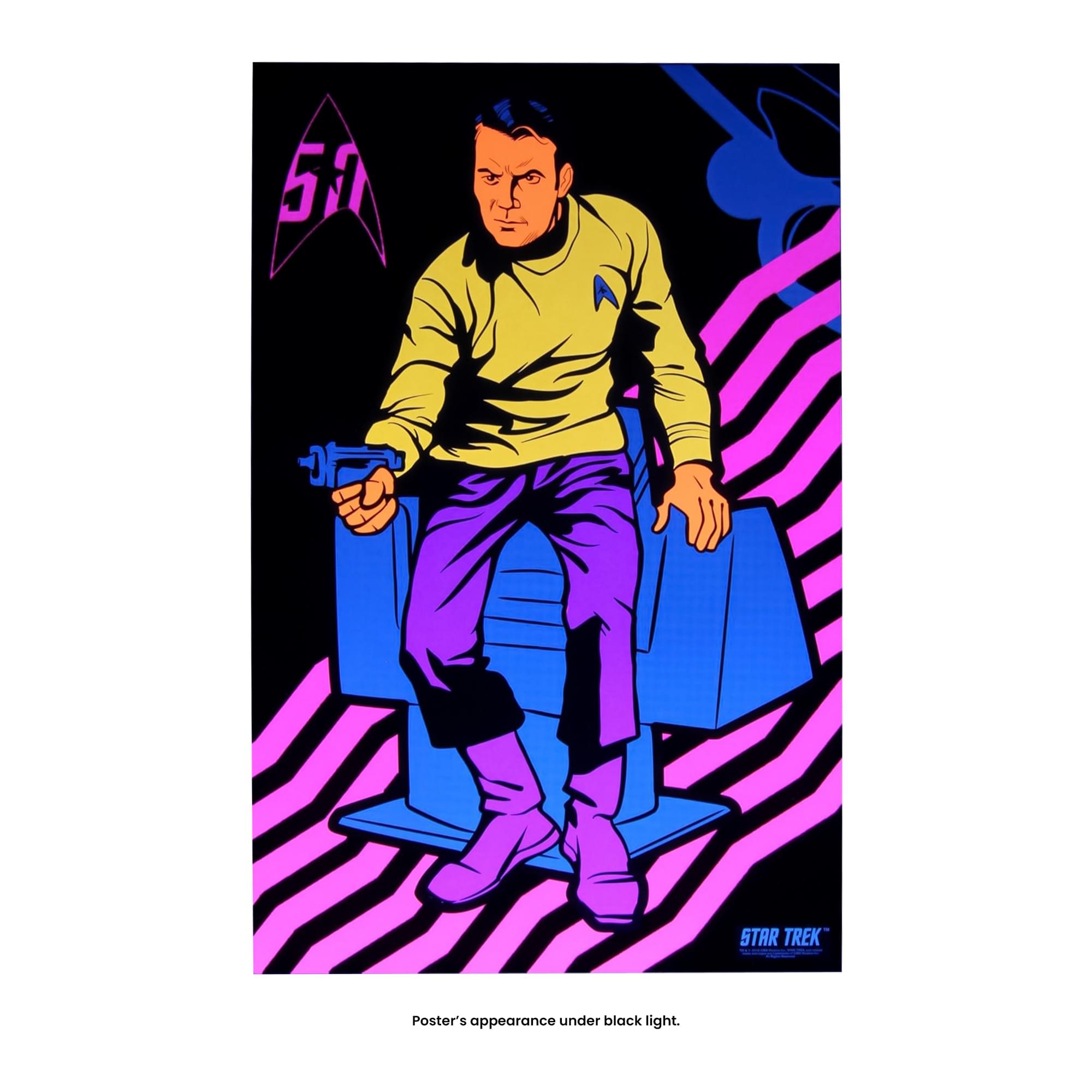 Star Trek TOS Black Light Posters, Set of 3 | eBay