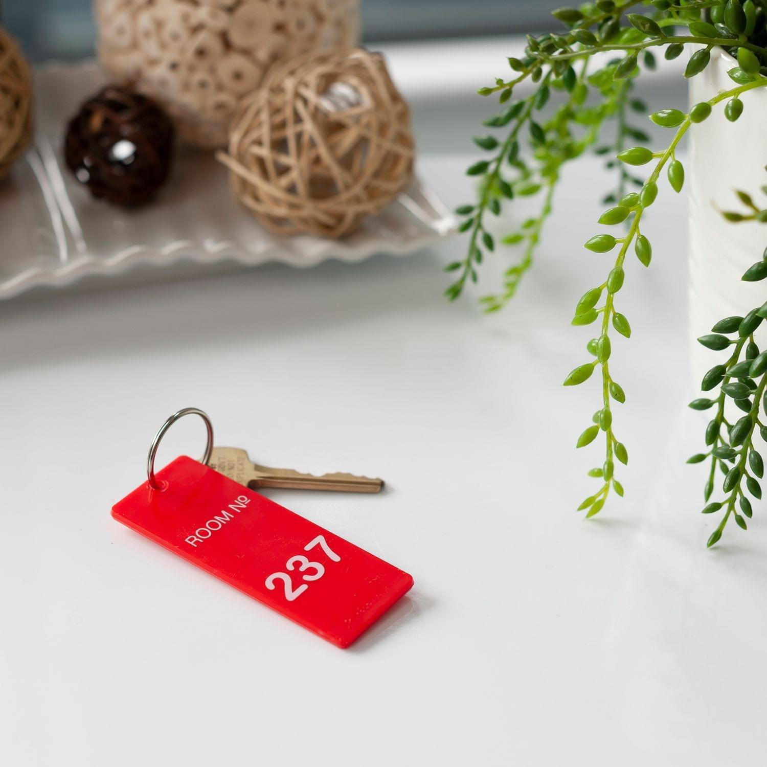 The Overlook Hotel Room 237 Keychain | Room Key Tag Replica from