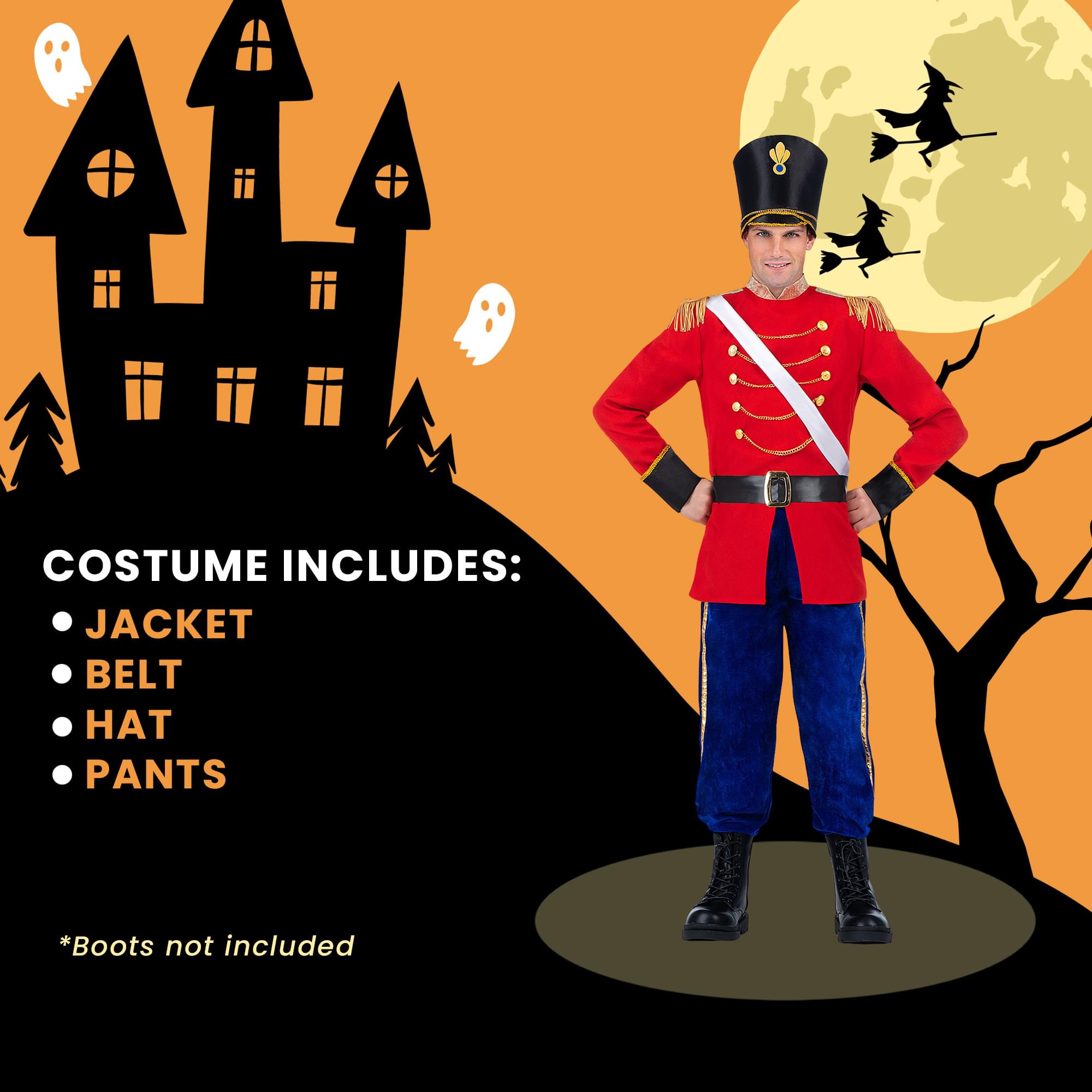 Toy Soldier Adult Men's Costume