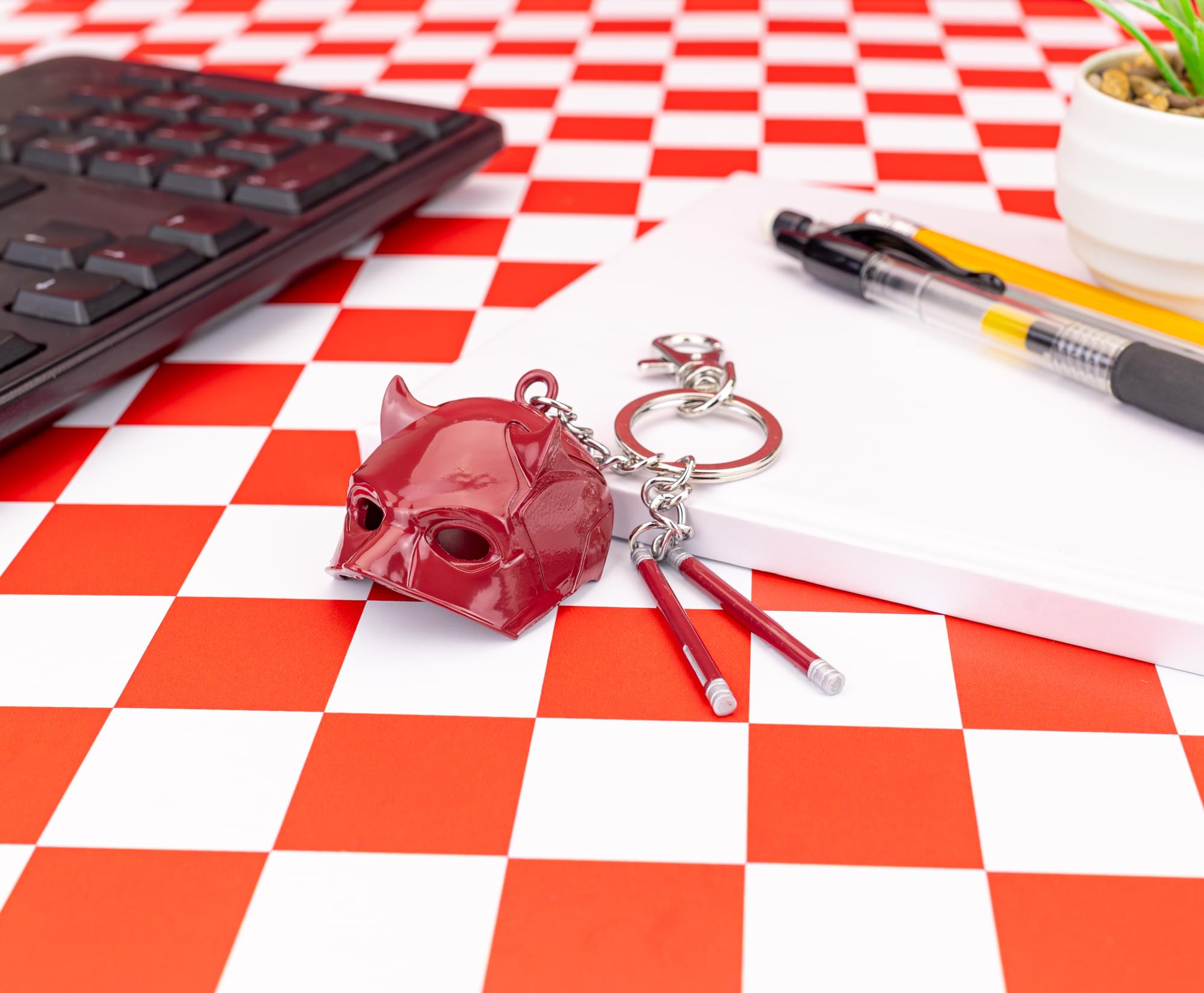 Marvel Daredevil: Born Again Mask and Billy Clubs 3D Enamel