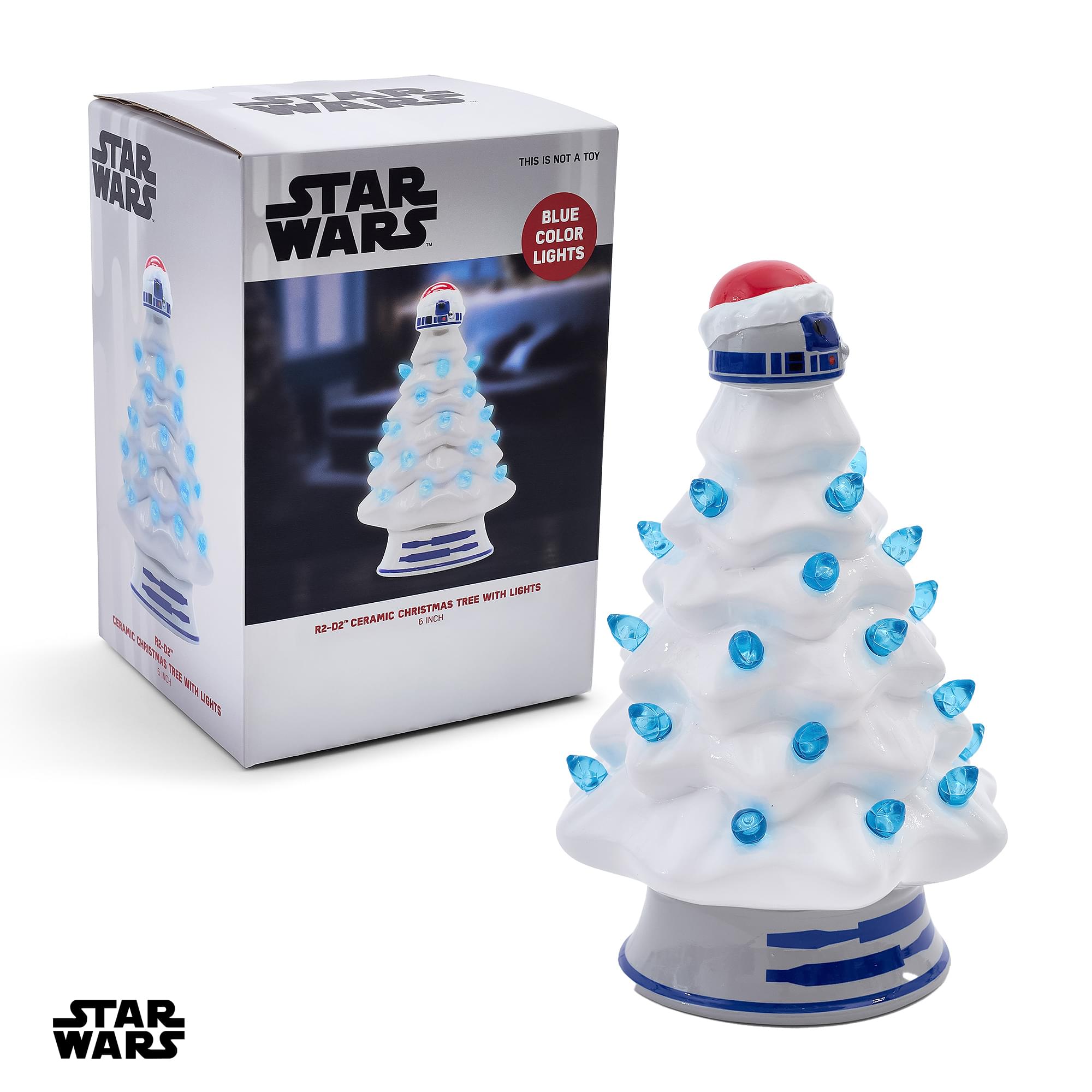 Star Wars R2-D2 Light-Up Ceramic Christmas Tree | 6 Inches Tall | eBay