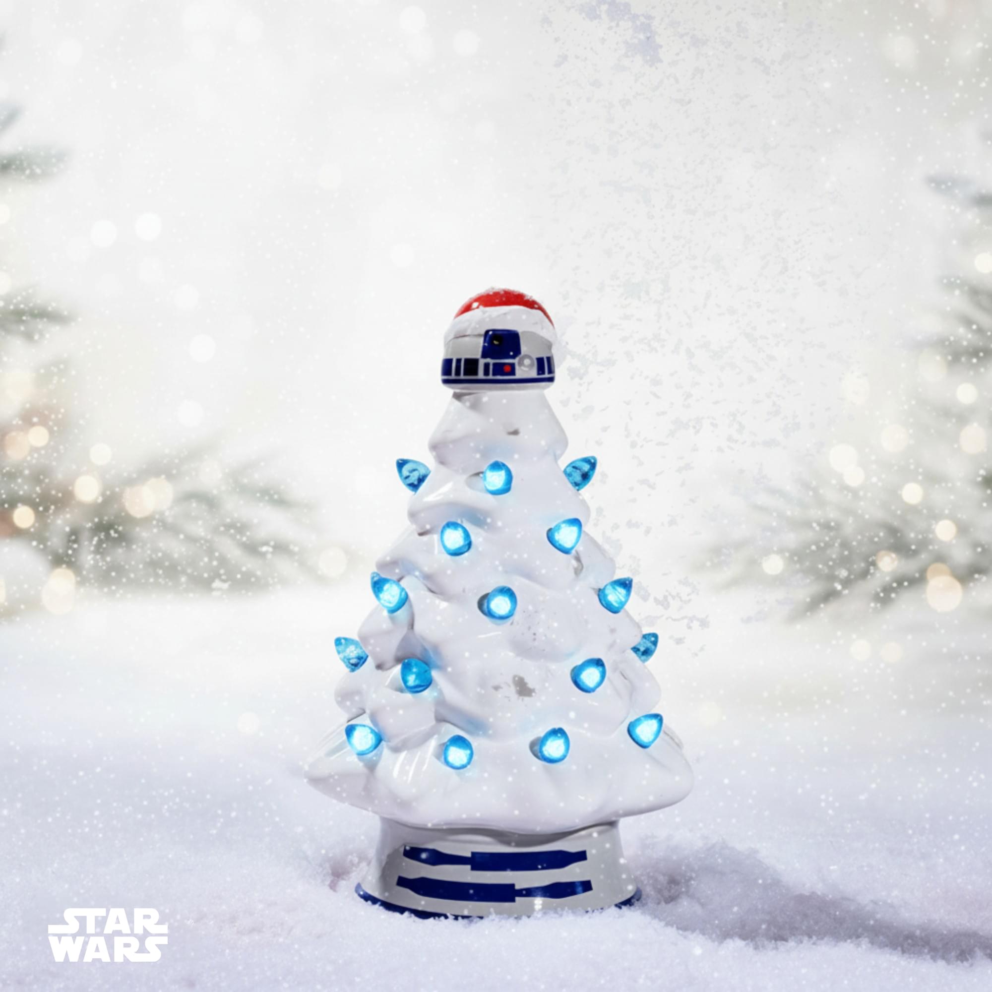 Star Wars R2-D2 Light-Up Ceramic Christmas Tree | 6 Inches Tall | eBay