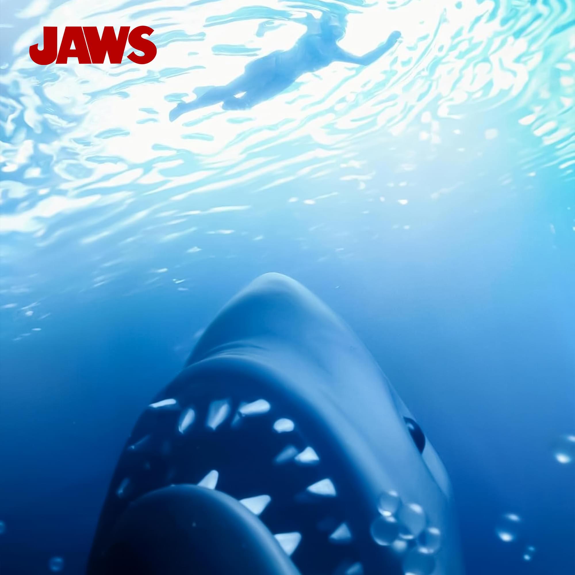 Jaws 50th Anniversary Light-Up 3D Movie Poster Statue | 12 Inches 